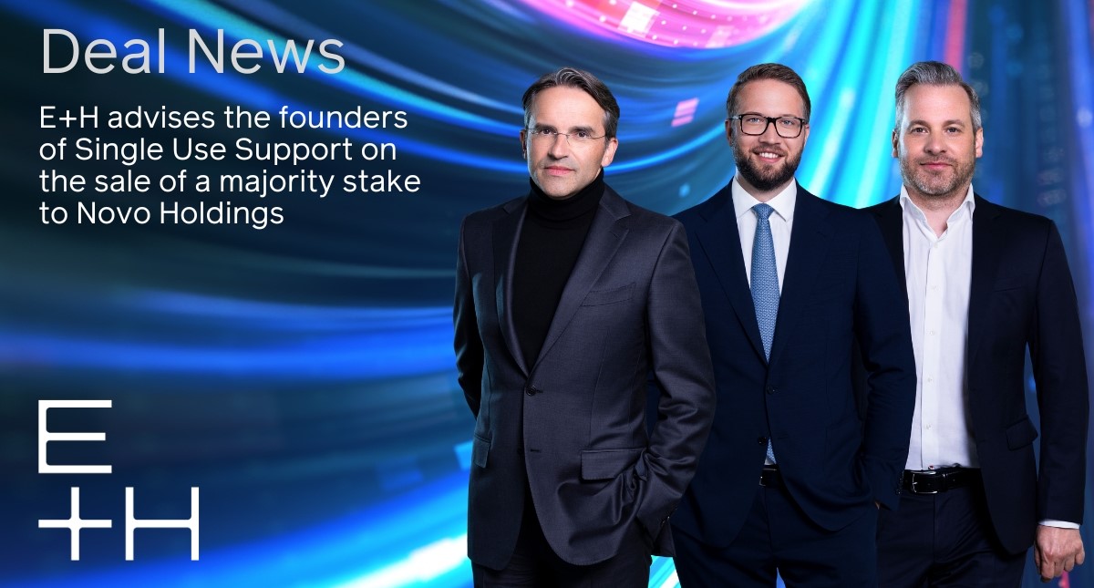 E+H advises the founders of Single Use Support on the sale of a